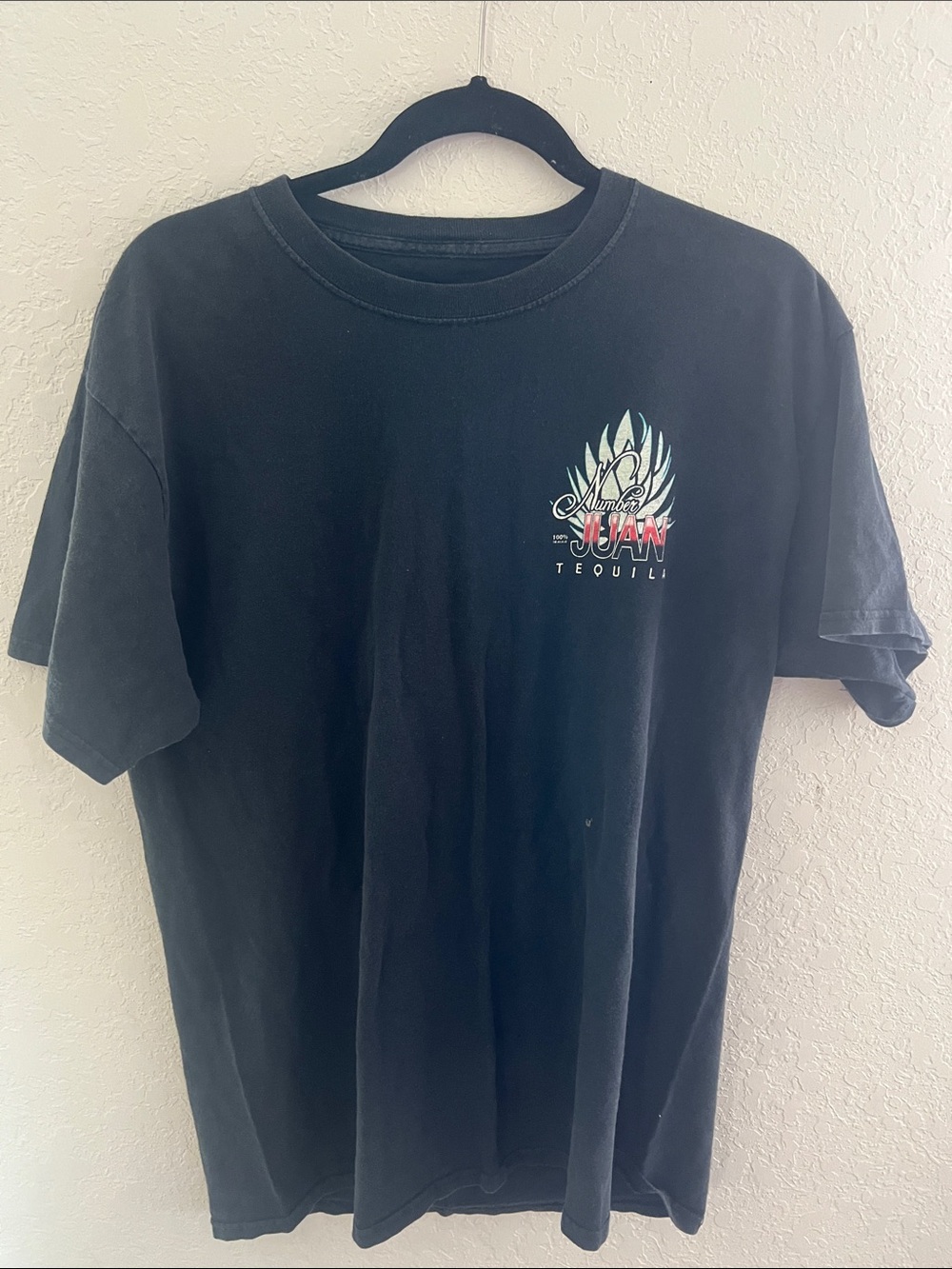 Black Graphic Short Sleeve Tee - Tequila Logo